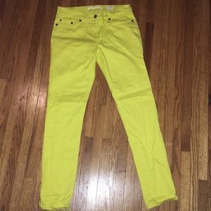 yellow jeans